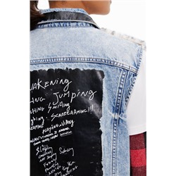 Chaleco vaquero animal print