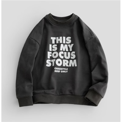 Хлопковый свитшот для мальчиков