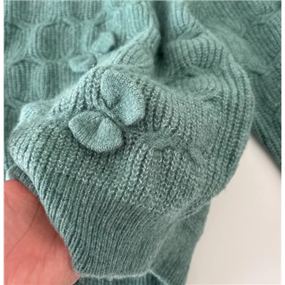 Вязаный свитер для девочек ЗАР*А