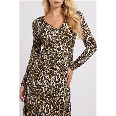 Vestido largo - Marrón