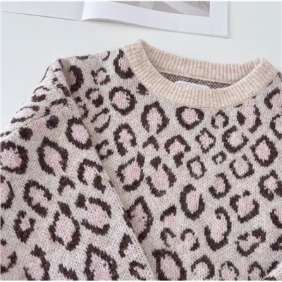 Кофта леопардовая для девочек