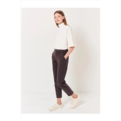 Jimmy Key Kahverengi Normal Paça Cepli Gabardin Pantolon 23WPAPAV2