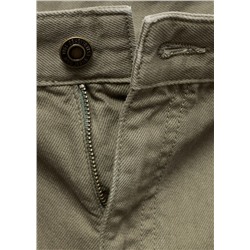 Jeans wideleg detalle cinturón