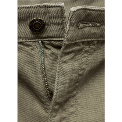 Jeans wideleg detalle cinturón