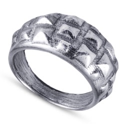 Кольцо Пилоти (покрытие серебро)