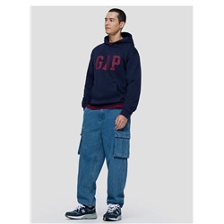 Толстовка худи с начесом Ga*p 💙  Оригинал. Официальный магазин