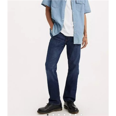 Model is 6'2", Waist 29", Wearing a Size 29 x 32 513™ Slim Straight Levi's® Flex Men's Jeans