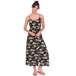 Damen Maxikleid mit Spaghettiträgern