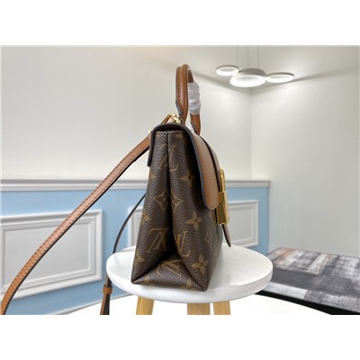 Сумка кожа/канва  размер 20.0 x 16.0 x 7.5 cm