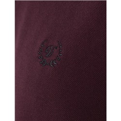 Футболка поло с плетеным воротником на пуговицах из эластичного хлопка