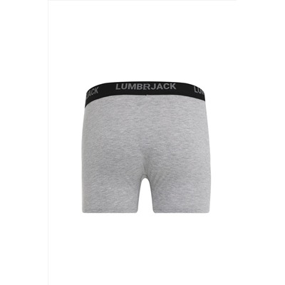 lumberjack MB DUZ 3LU 30NK301 5FX Siyah Erkek Boxer