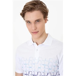 Erkek Mavi Polo Yaka Tişört