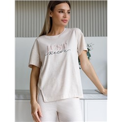 Футболка из премиального хлопка с авторским принтом