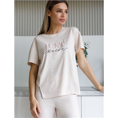 Футболка из премиального хлопка с авторским принтом