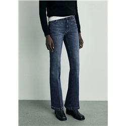 Jeans flare tiro bajo