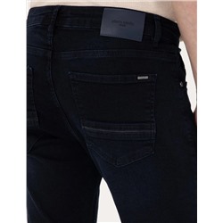 Koyu Lacivert Slim Fit Jean Pantolon