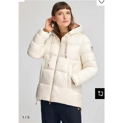 Повседневное хлопковое пальто с капюшоном ПОЛ*О