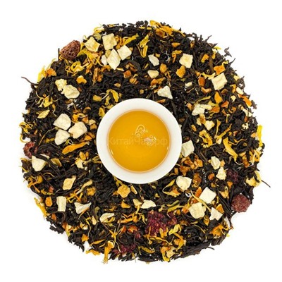 Чай черный - Девочка с Персиками - 100 гр