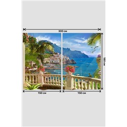 Фотошторы для кухни 10850