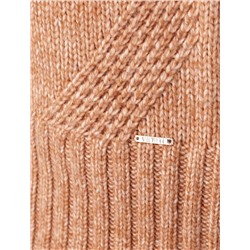 Узорно-вязаный джемпер из уютной пряжи с ангорой и мохером