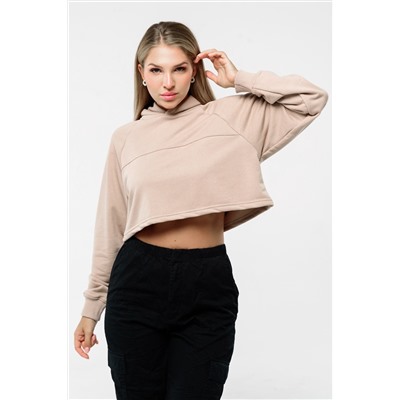 Свитшот 2 оверсайз короткий