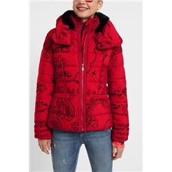 Chaqueta acolchada cuello tortuga