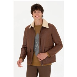 Erkek Taba Deri Ceket