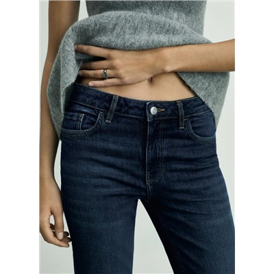 Jeans Fiona flare tiro medio