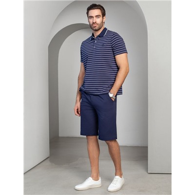 Футболка-Поло из премиального хлопка с эластаном