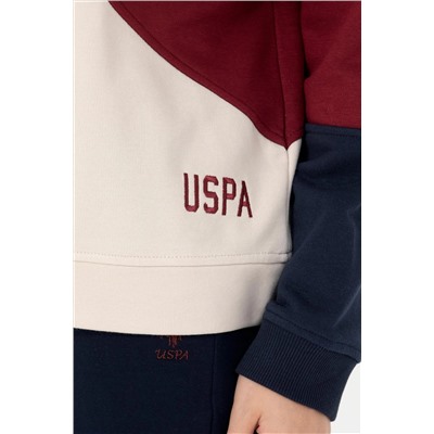 Kadın Krem Bisiklet Yaka Sweatshirt