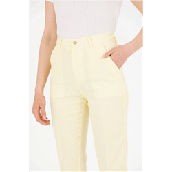 Kadın Neon Sarı Pantolon