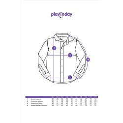 Рубашка PLAYTODAY, 1126459