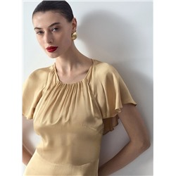 Платье миди из 100% вискозы, PL1612/gossy