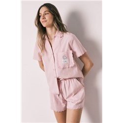 Pijama camisero corto algodón My Melody