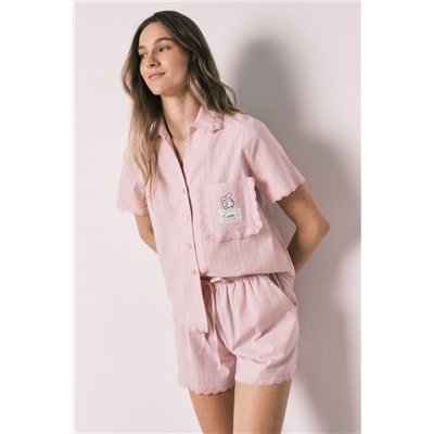 Pijama camisero corto algodón My Melody