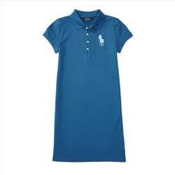 BIG PONY STRETCH POLO DRESS