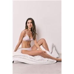 Sujetador triangular algodón rosa NATURAL