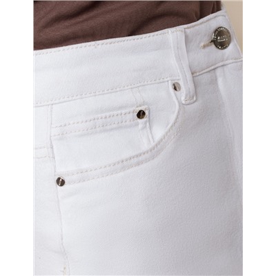 Юбка А-силуэта из эластичного денима