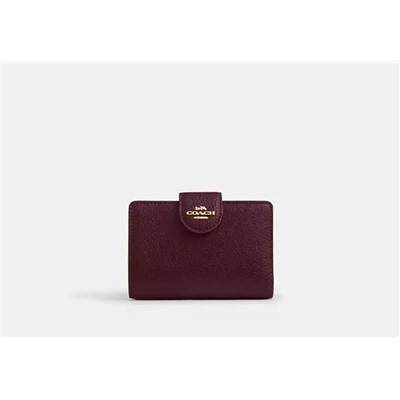 Medium Corner Zip Wallet In Signature Canvas