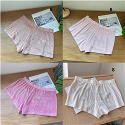 Женские домашние плюшевые шорты Juic*y Coutur*e с надписью из страз сзади