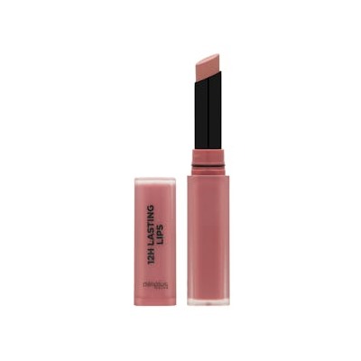 Матовая помада 12h Lasting Lips Deliplus 01 нюдово-розовый
