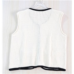 Повседневный трикотажный жилет  АЙСИК*Л