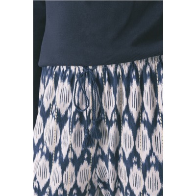 Pantalón largo estampado boho