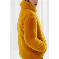 Chaqueta oversize peluche