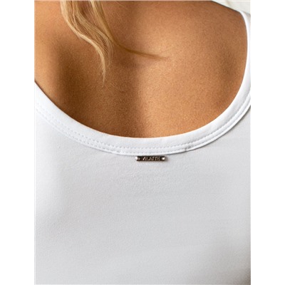 Топ облегающий из премиального хлопка с эластаном