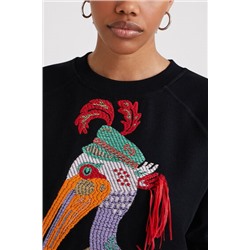 Sudadera pelícano bordado