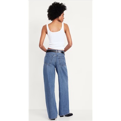Mid-Rise Wow Baggy Wide-Leg Jeans
