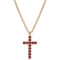 Кулон Теннис (кристаллы SW фуксия 4мм; покрытие золото) 50-55см, Есть комплект