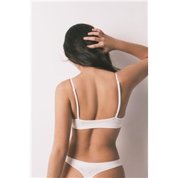 Sujetador top Seamless blanco floral