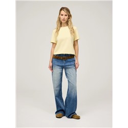 Сливочная базовая футболка